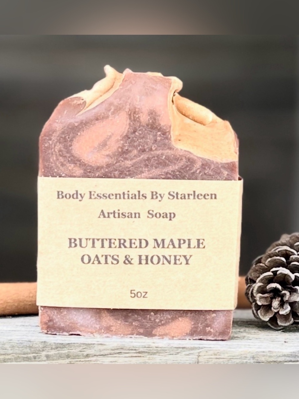 Hand Crafted Buttered Maple Oats & Honey Soap - Artisan